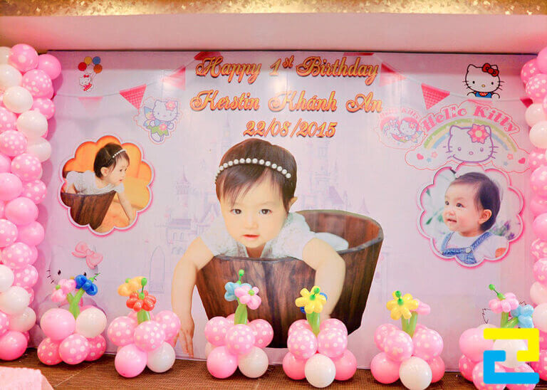 Ib bạt sinh nhật cho bé