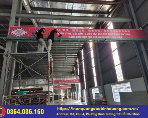 Làm Bảng Hiệu 5S, Bảng Kệ Kho Tại KCN VSIP 3 & Tân Uyên | Phú Quý NEG