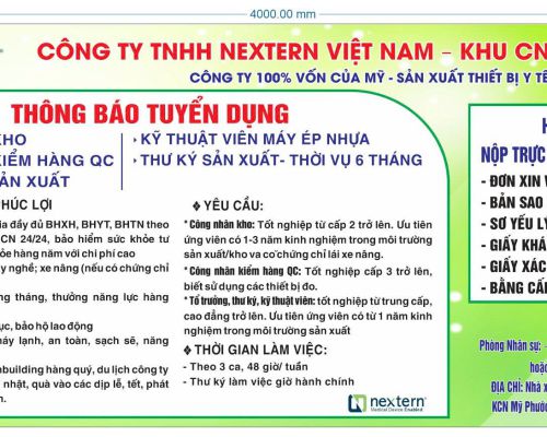 Phú Quý NEG: In Bạt, Băng Rôn, Banner, Poster Giá Rẻ Tại Bình Dương