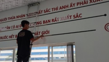 THI CÔNG BẢNG HIỆU MICA CẮT LASER TẠI VSIP 2, VSIP 2A | PHÚ QUÝ NEG