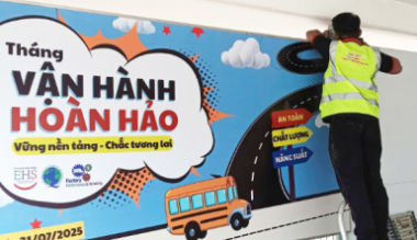 THI CÔNG BẢNG HIỆU CHO CÔNG TY TẠI KCN MỸ PHƯỚC 1234 BÌNH DƯƠNG