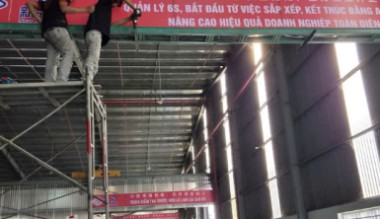 Làm Bảng Hiệu 5S, Bảng Kệ Kho Tại KCN VSIP 3 & Tân Uyên | Phú Quý NEG