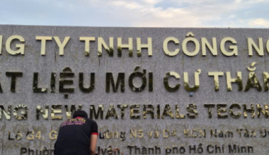 Thi Công Bảng Hiệu Inox Tại KCN Protrade & Nam Tân Uyên | Phú Quý NEG