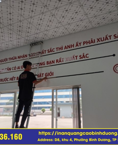 THI CÔNG BẢNG HIỆU MICA CẮT LASER TẠI VSIP 2, VSIP 2A | PHÚ QUÝ NEG