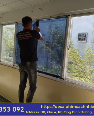 Thi Công Phim Chống Nắng Phim Cách Nhiệt Tại Mỹ Phước | Phú Quý NEG