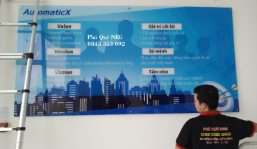 LẮP ĐẶT BẢNG HIỆU TRONG VĂN PHÒNG, NHÀ XƯỞNG CHO CÁC CÔNG TY TẠI VSIP 2A TÂN UYÊN, BÌNH DƯƠNG